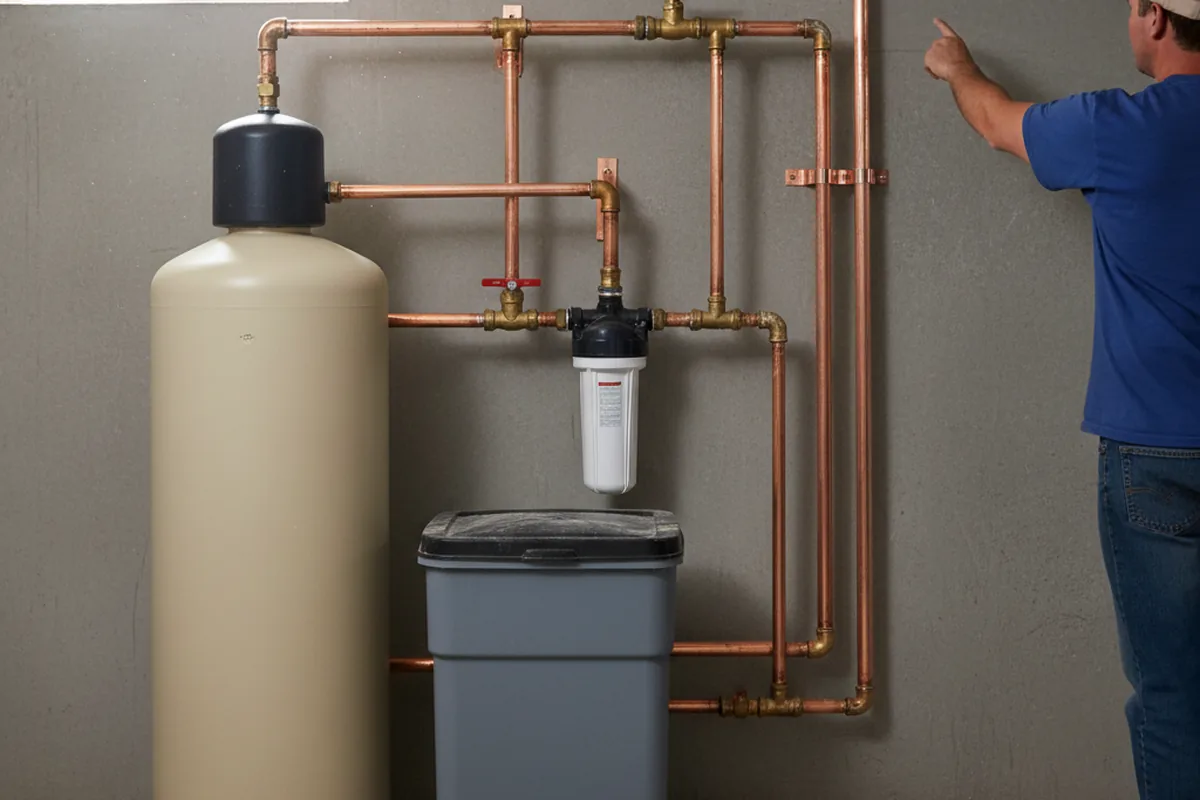 Whole-house water treatment system installed in Burlingame